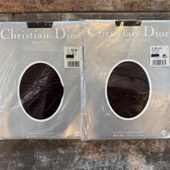 CHRISTIAN DIOR Brillanz, lot of 2 pairs, Size II/40-42 - Picture 2 of 2